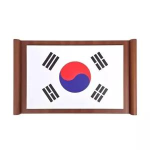 [제이큐]혜명몰 정부권장 좌우보필형 족자형 태극기 중 300 X 450mm 국기 / 정부