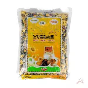 햄스터밥 다람쥐 애완동물 사료 600g/영양/간식/먹이/건조/스낵/아기/애완/반려/동물/가정용/건강/