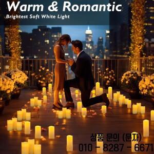 120 12Pcs Flameless 양초 배터리 작동 웨딩 장식 Led 깜박이는 차 조명 촛불 콘서트