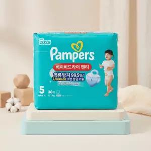 팸퍼스 2025 베이비드라이팬티 기저귀 5단계 36매x8팩