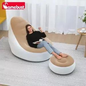 Camebust 접이식 에어 침대 가정용 및 실외 사용을위한 풍선 매트리스 휴대용 캠핑 슬리핑 매트