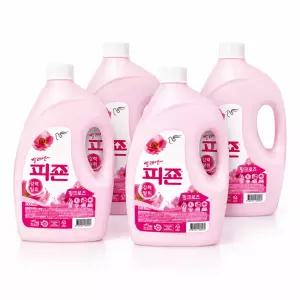 피죤 강력탈취 섬유유연제 레귤러 핑크로즈 3.1L x 4개