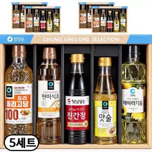 (5EA_1박스) 청정원 12호 선물세트/식용유 명절선물 추석 답례품/카놀라유 올리고당 간장