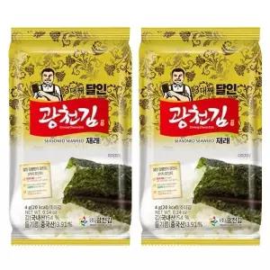 광천김 달인 재래김 도시락김 40봉/조미김/구운김