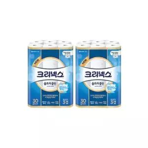 크리넥스 울트라클린 27M 30롤 2팩