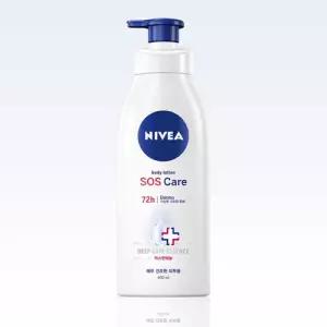 니베아 SOS 케어 바디로션 400ml 2개 .