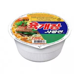 [농심] 농심 육개장 사발면 86g 24개 한박스
