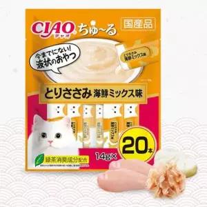 고양이스틱간식 고양이 습식 간식 닭가슴살 해산물믹스 20개입 1P