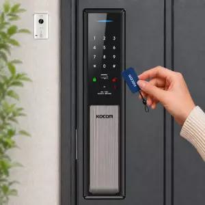 코콤 KDL-AC9500 무타공 푸시풀 현관문 도어락 디지털도어락 번호키 25년 11월 신제품 (A지역만 무료설치)