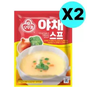 오뚜기 야채 즉석 스프 분말 가루 1kg X 2개 대용량