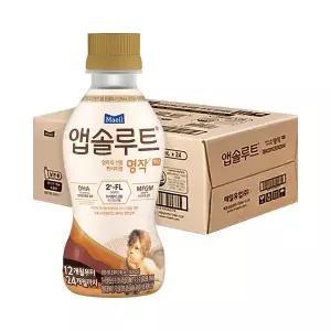 [보리보리/앱솔루트]25년리뉴얼 앱솔루트 명작 액상분유 2단계 (12~24개월) 240ml 24입(니플미포함)