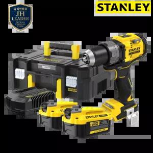 스탠리 SBD725M2T 충전 드릴드라이버 20V MAX 4Ah 배터리 2개 Pro-Stack 공구함 포함