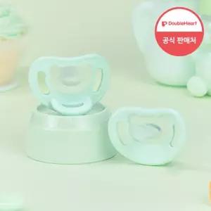 더블하트 올실리콘 통잠 쪽쪽이 소프트버디 스윗드림 드리밍민트(S/0개월~)