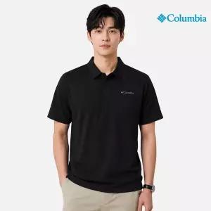 [하프클럽/컬럼비아]남성 소로나 폴로 반팔티셔츠_블랙 (C72-YMD608)