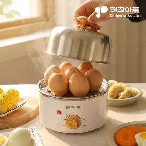 [키친아트][eTVws]키친아트 가정용 올스텐 전기 달걀 계란찜기 에그쿠커 1단 KA-1577S1..[35800496]