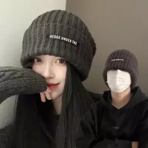 남여공용 빅사이즈 루즈핏 트위드 편안한 니트 비니 (10998774B)