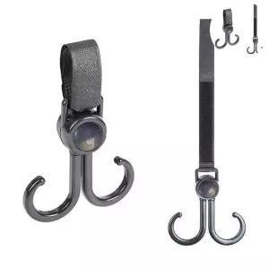 더블 후크 유모차 걸이 찍찍이 가방 고리 DD-12503 유모차고리