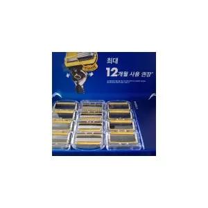 질레트 프로쉴드 옐로우 면도날 12입