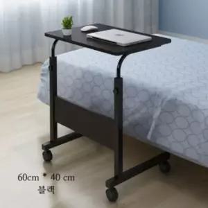 일반형태블릿형 침대 이동식 소형 쇼파탁자 베드테이블 60X40CM 접이식 사이드테이블
