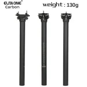 엘리타 원 카본 파이버 시트포스트 MTB/로드 바이크용 27.2/30.9/31.6mm 직경 경량 130g