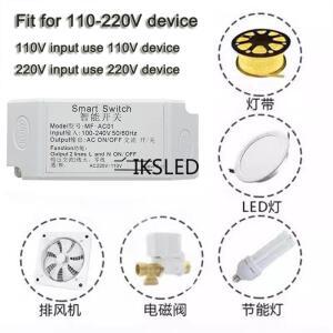 110-220V 나무 터치 센서 스위치 침투 가능한 스마트 홈 LED 조명에 대 한 제어