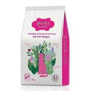 [하프클럽/셀럽하우스]고양이사료 원더캣츠 전묘용 10kg 2개 1박스