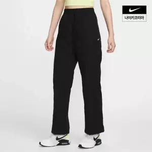 나이키 NIKE 여성 윈드러너 하이웨이스트 우븐 오픈 헴 팬츠 FV7656-010