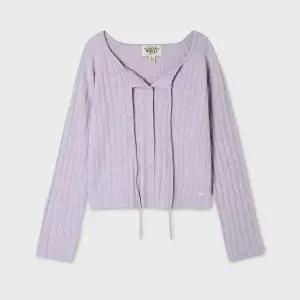 [후아유](마산점)Ribbon Punching Skashi Cardigan WHCKG4925F