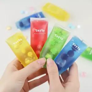과일 물감 글리터 말랑이 스퀴시 슬랑이 과일 슬라임 쫀득 스트레스볼