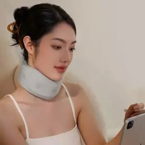 메모리폼 목보호대 통풍메쉬 경량 넥서포터 목받침 스트레칭 휴대용 쿨링에어 목쿠션