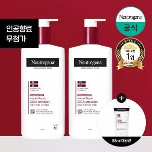 존슨앤존슨 [시카에멀전88ml증정][뉴트로지나] 인텐스 리페어 시카 에멀전 (무향) 450ml x2