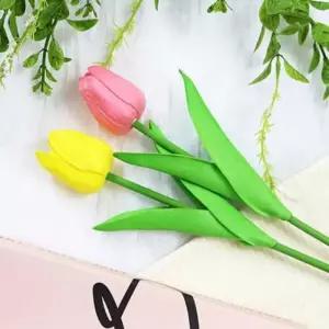 튤립조화 생화같은꽃 셀프웨딩 셀프웨딩부케