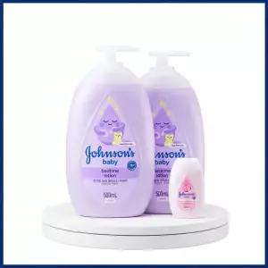 [핑크로션 증정] 존슨즈베이비 베드타임 로션 더블 기획(500ml+500ml)