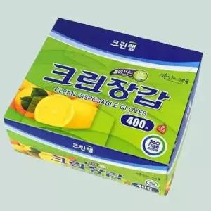 [제이큐](중) 400매 위생장갑 비닐장갑 투명장갑 주방장갑 치