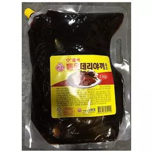 또띠아 쯔유 돈까스소스 업소용소스 닭꼬치 양념치킨소스 2Kg