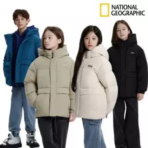[백화점 정품] 내셔널지오그래픽 키즈 내셔널 숏 덕 다운 점퍼 K254UDW030