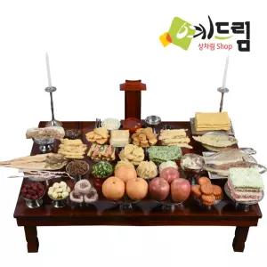 (예드림) 경상권 표준상 제사 음식 상차림 49제 5-6인용 제사상차림 성묘 기제사 시제 묘제 49제 삼우제