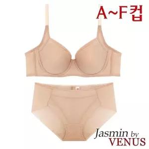 [하프클럽/자스민by비너스]A~F컵 사이드업 메쉬 풀컵몰드브라팬티2종(JB1285)75