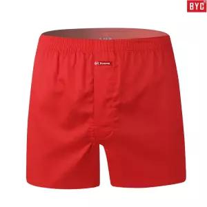 BYC 행운을 부르다는 남자 빨간 트렁크팬티 60수