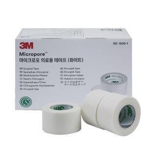 3M 종이반창고 백색 1530-1 1통 12롤 의료용 테이프 종이반창고
