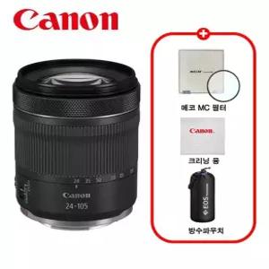 캐논 RF 24-105mm F4-7.1 IS STM / 프리미엄 패키지 / MCUV필터+극세사융+렌즈파우치  / TJ