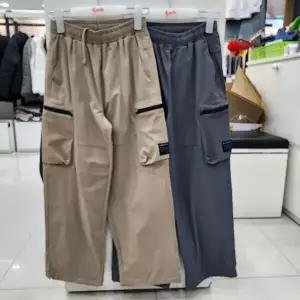 [소이]카고 세미 와이드 나일론 스판 바지 25S5202_SC