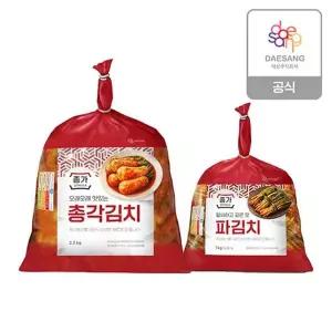 [종가] 총각김치2.3kg+파김치1kg