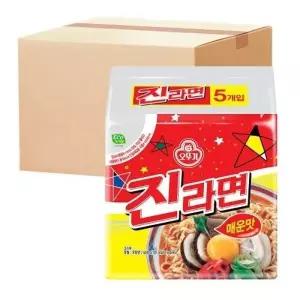 [상품] 오뚜기 진라면 매운맛 멀티팩(120g 40개)