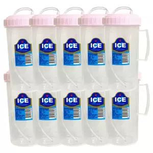x(10개)500ml (손잡이빨대컵) 병원물컵 환자물병