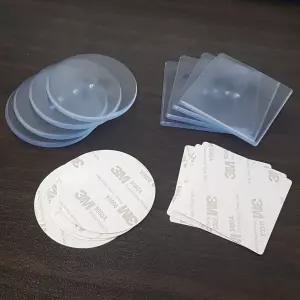 4P 테이블 미끄럼 방지 유리 받침 보호 의자 패드 스티커/가드/쿠션/실리콘/방음/소음/몰딩/다목적/다용도