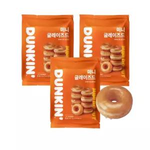 던킨 미니 글레이즈드 도넛 15g 9개입 x 3봉
