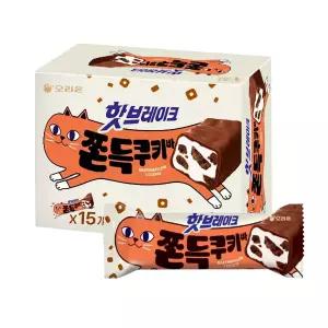 오리온 핫브레이크 쫀득쿠키바 38gx15개 #무료배송
