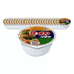 농심 육개장 사발면 86g 24개