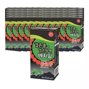 정식품 베지밀 검은콩과 검은참깨 190ml 72개
